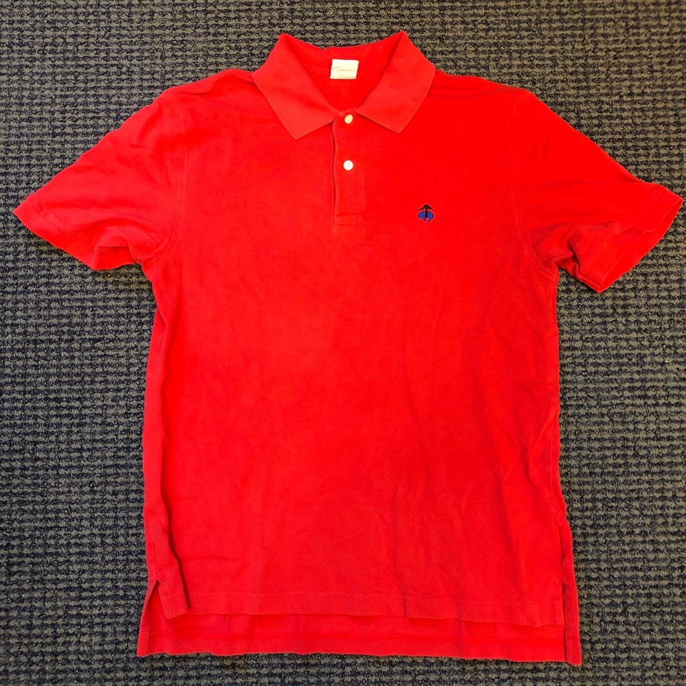 Medium Red Brooks Brothers Polo